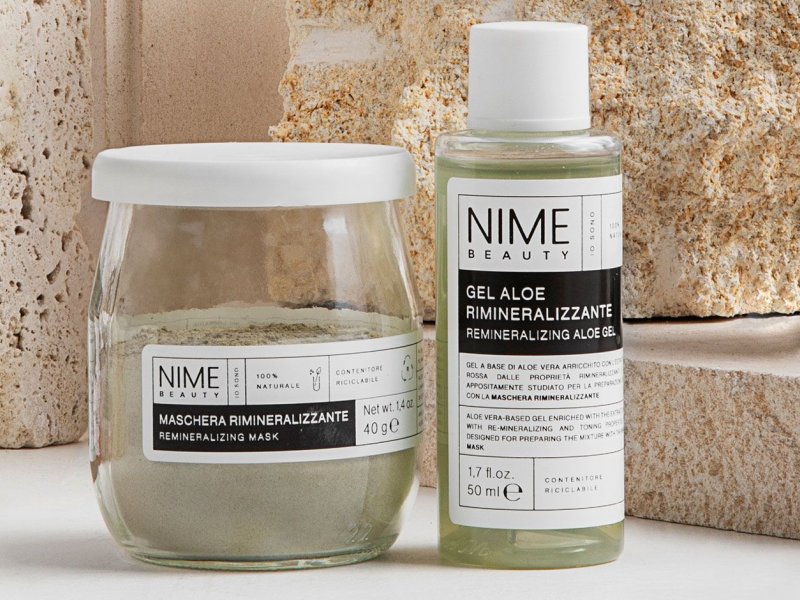 NIME BeautyMaschera Viso Rimineralizzante + Gel Aloe Rimineralizzante