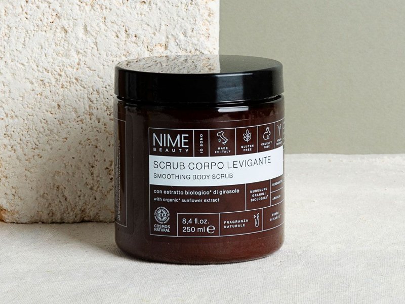 NIME BeautyScrub Corpo Levigante con estratto biologico di girasole